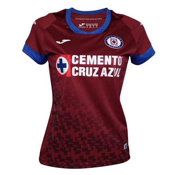 Camiseta Cruz Azul Replica Segunda Ropa Mujer 2020/21 Rojo